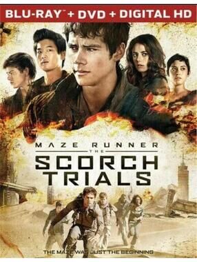 Maze Runner: The Scorch Trials [ Blu-ray DVD HD 2015 ] Comes With Comic Book.